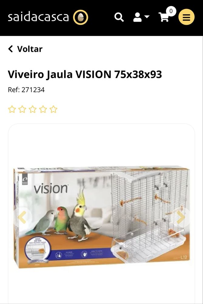 Gaiola hagen vision L12