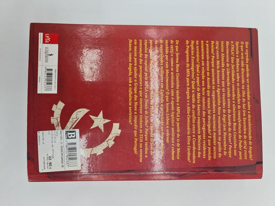 Livro Segredos da Descolonização de Angola