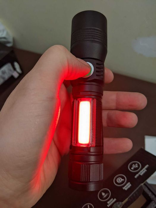 Karrong S016-6000 3в1 УФ-светодиодные тактические мощные фонари