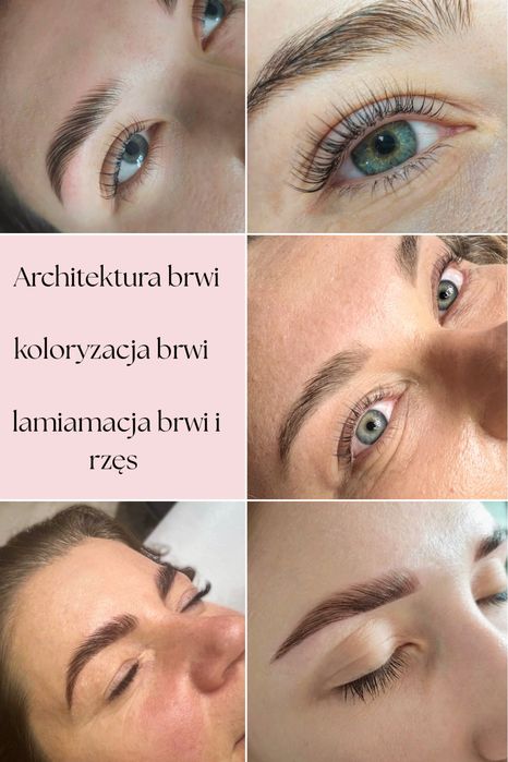 Laminacja brwi, laminacja rzęs, architekrura brwi. PROMOCJA