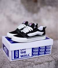 Vans KNU Skool Black White,ванс,кну скул,ванс,knu,skool,ванс,скейт.