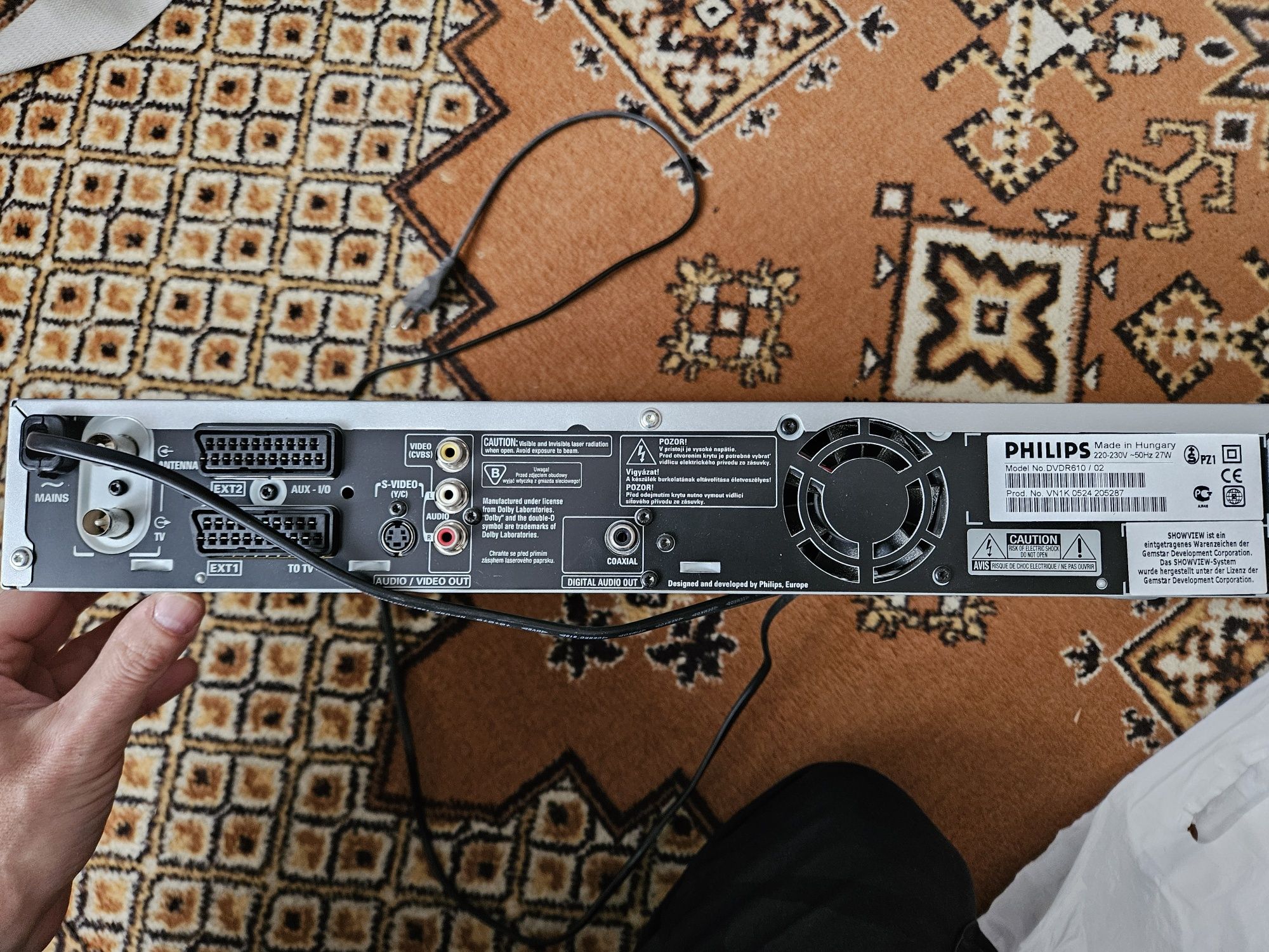 Nagrywarka Philips dvdR610