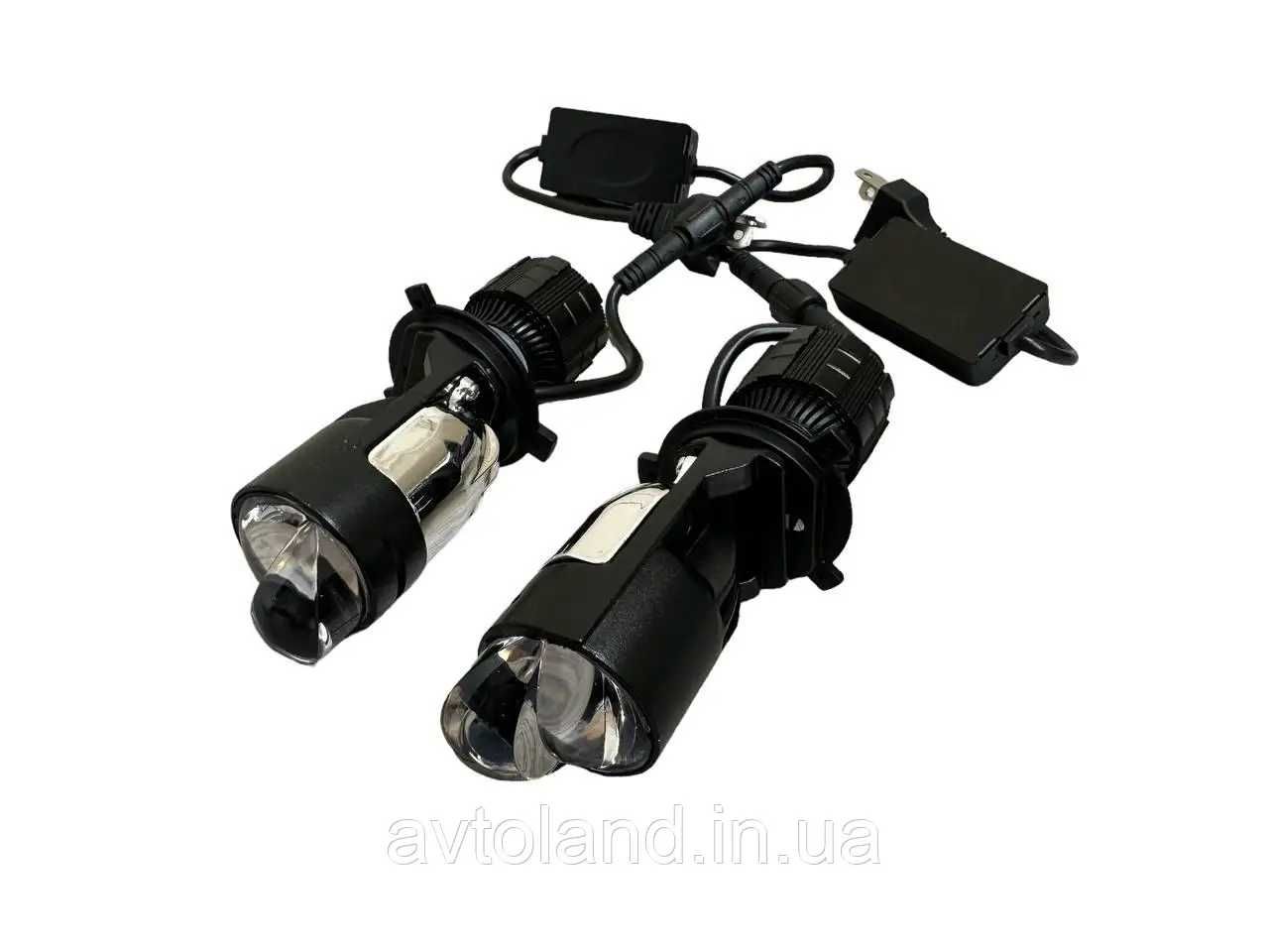 Лампи LED мінілінзи Н4 Auto Led Linz 80 Вт, 16000 Лм, 5700К, 12-24v