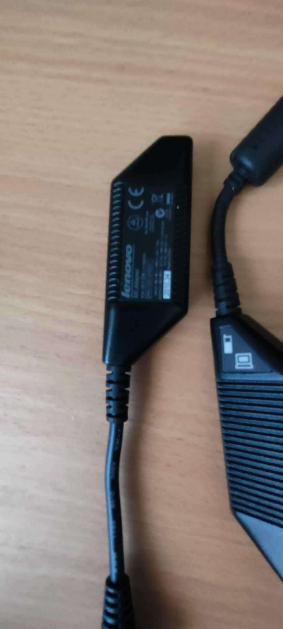 Zasilacz do komputera Lenovo 20V zapalniczka dodatkowow zestawie