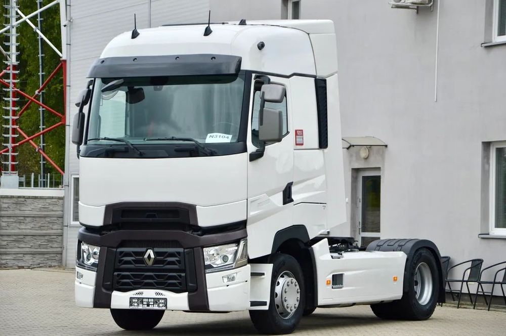 Renault T 520 HIGH | KLIMA POSTOJOWA | ZŁOTY KONTRAKT | OptiRoll | Piękna!  Salonka / Klima post. / 520 / 1x turbo / Karbon / Międzyosie