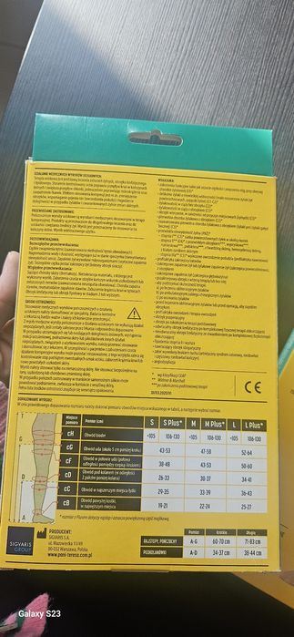 Pończochy uciskowe delicate ccl 1 L b -3 paczki eżowe