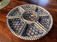 Oryginalna berberyjska ceramika/ wieloczęściowy półmisek na przystawki