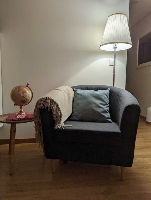 Poltrona TULSTA IKEA em cinza