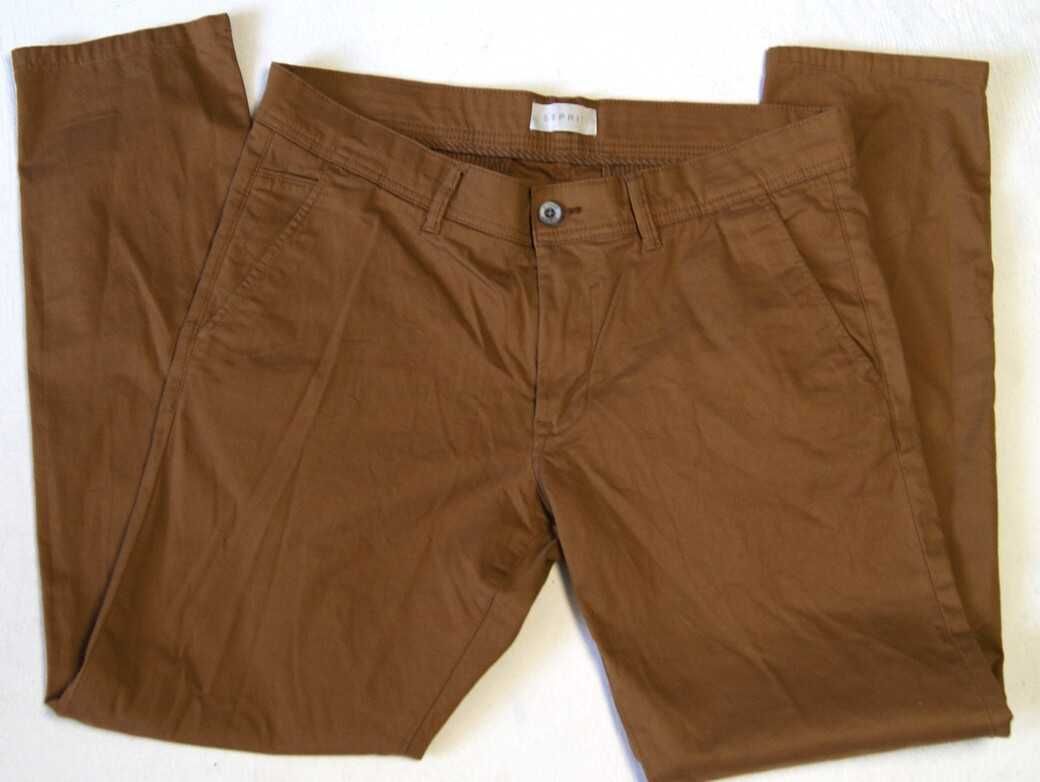 ESPRIT W34 L32 PAS 100 spodnie męskie chino slim z elastanem jak nowe