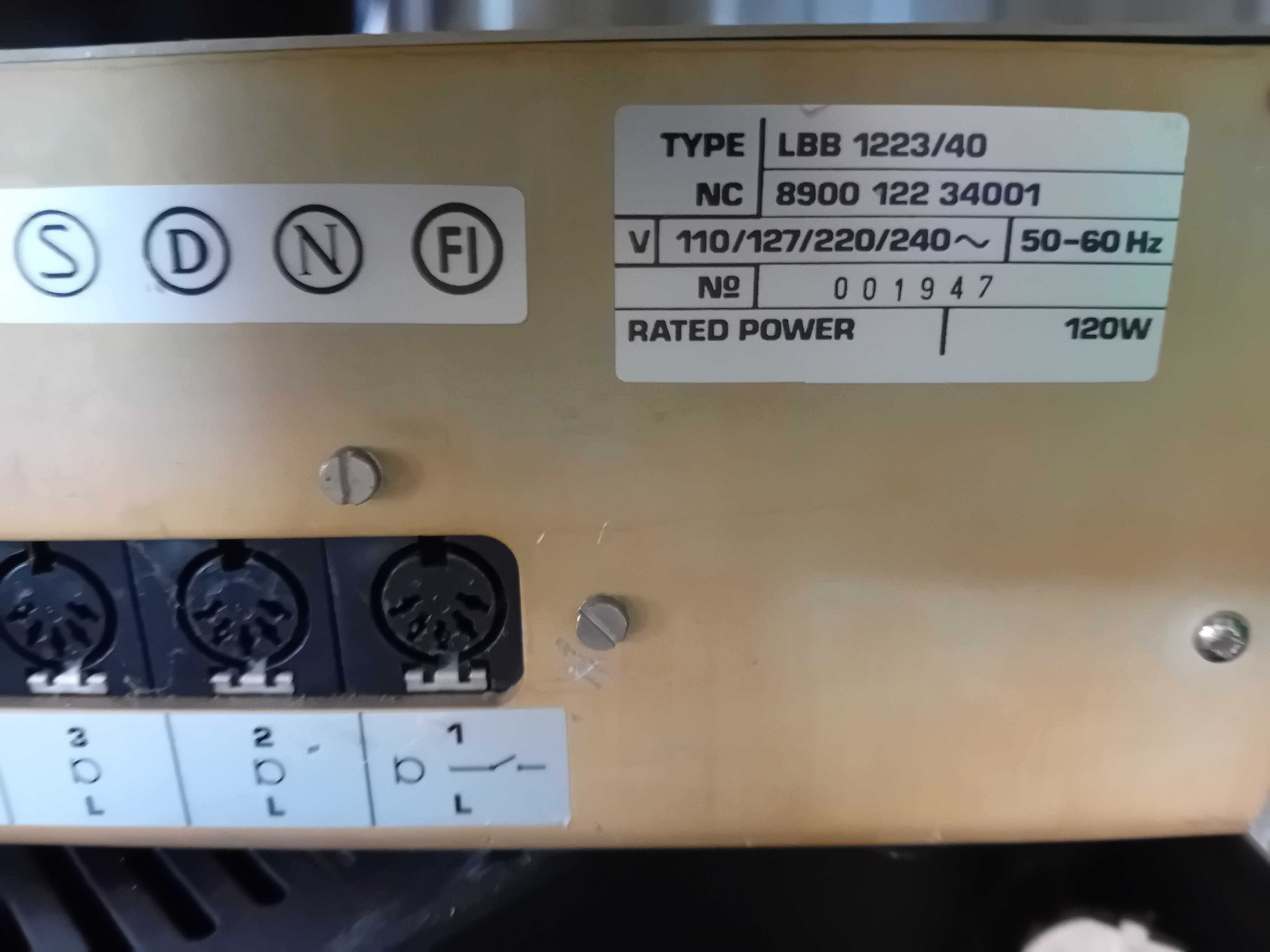Mikser Philips SQ22 wzmacniacz