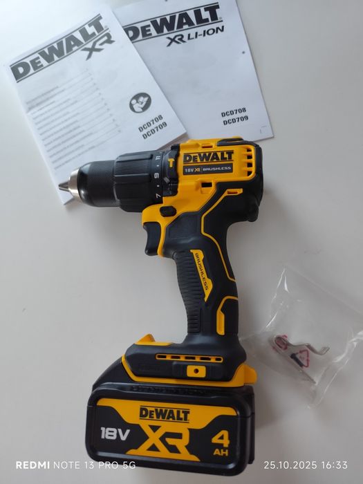 DeWalt dcd709 + Aku 4AH
