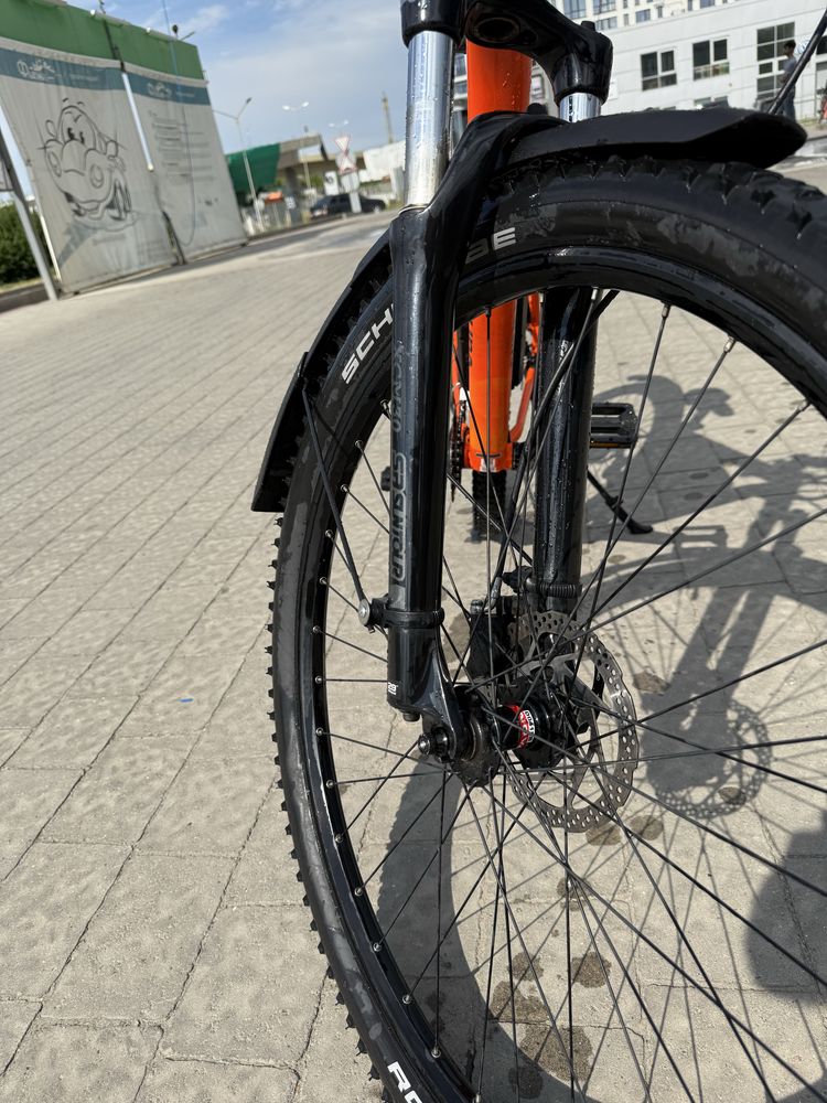 Електро велосипед Canondale 29” 19 рама оранжевий
