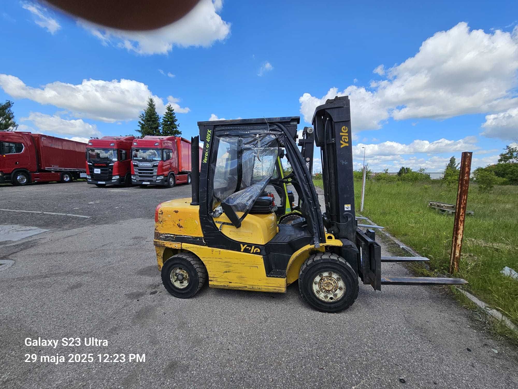 wózek widłowy YALE DIESEL 4 T