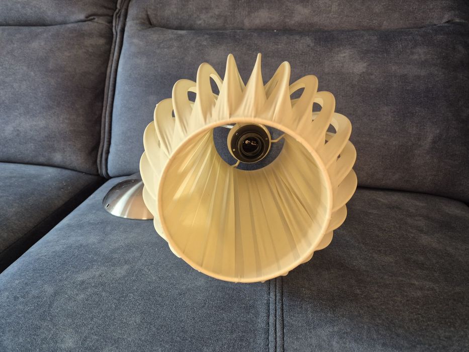 lampa wisząca z tkaniny