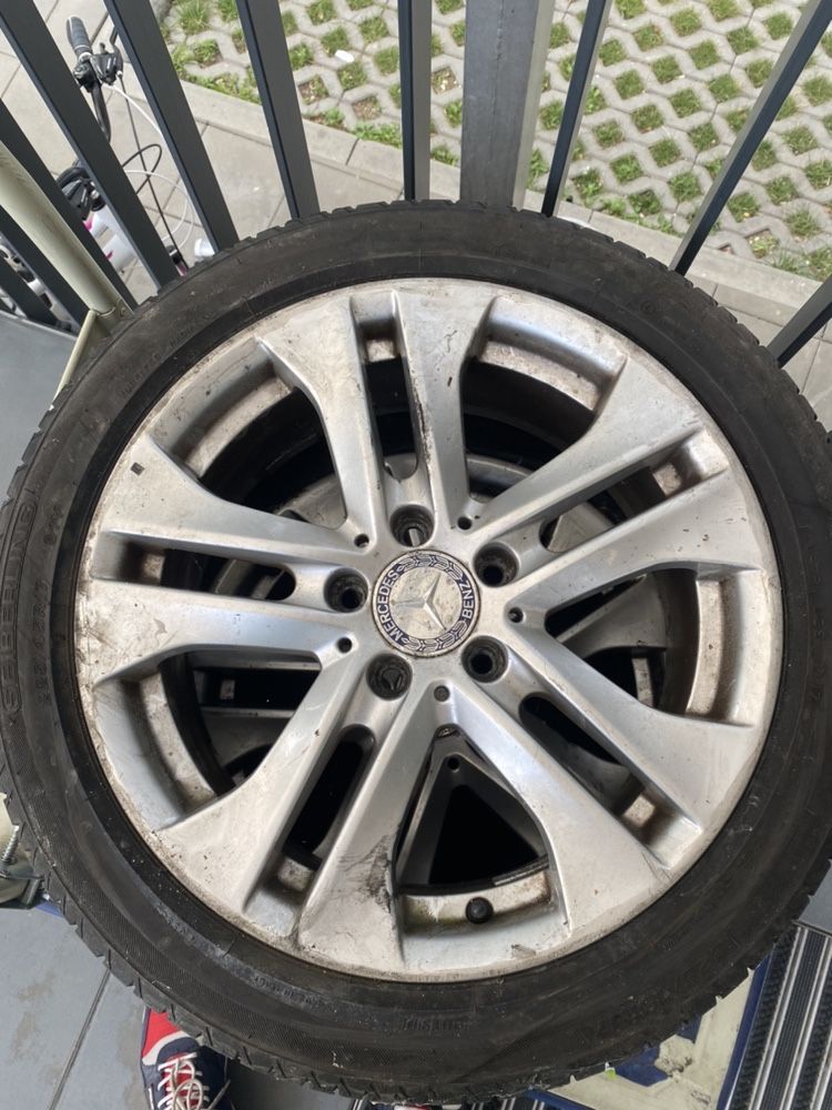 Koła aluminiowe 17” Mercedes C klasa 5 ramienna 4 szt