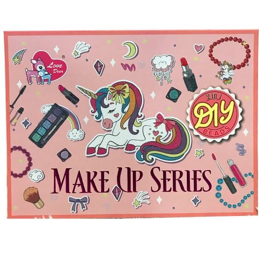 Набір дитячої декоративної косметики і набір для створення прикрас 2в1