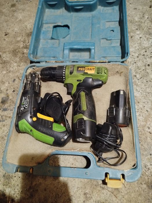 Шуруповерт + електровикрутка