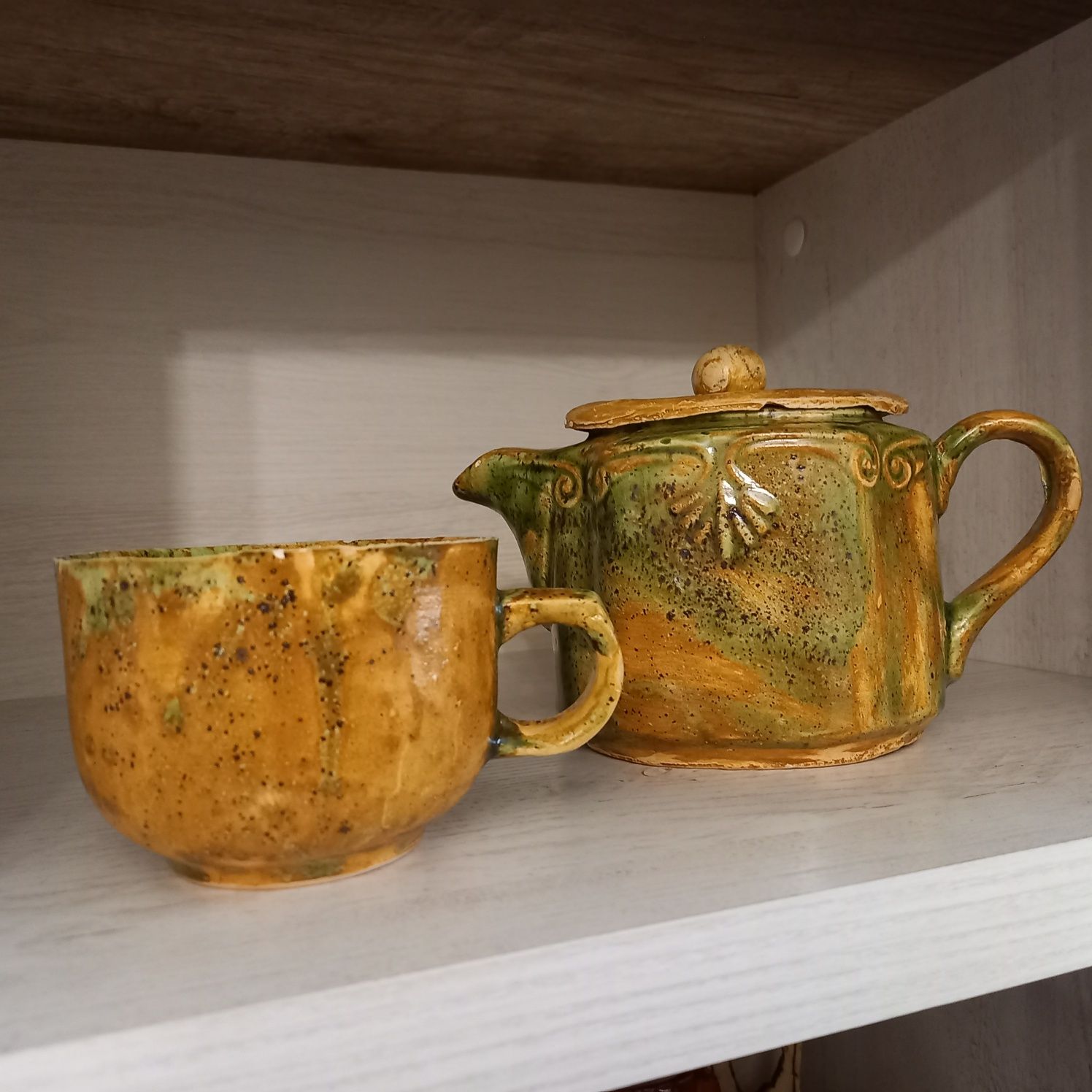 Oryginalny ceramiczny zestaw ozdób