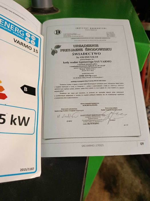Sprzedam kocioł Sas Varmo