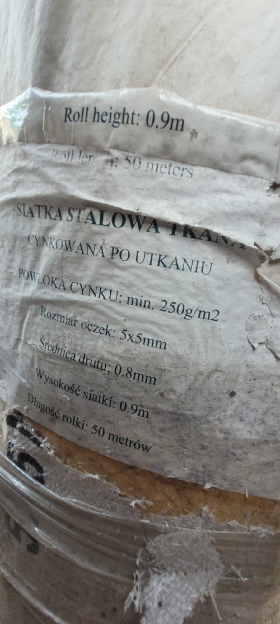 Siatka stalowa tkana ocynkowana przeciw gryzoniom