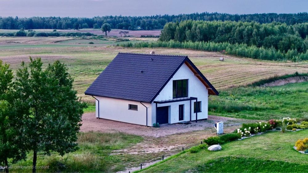 Dom w stanie deweloperskim z pełną dokumentacją