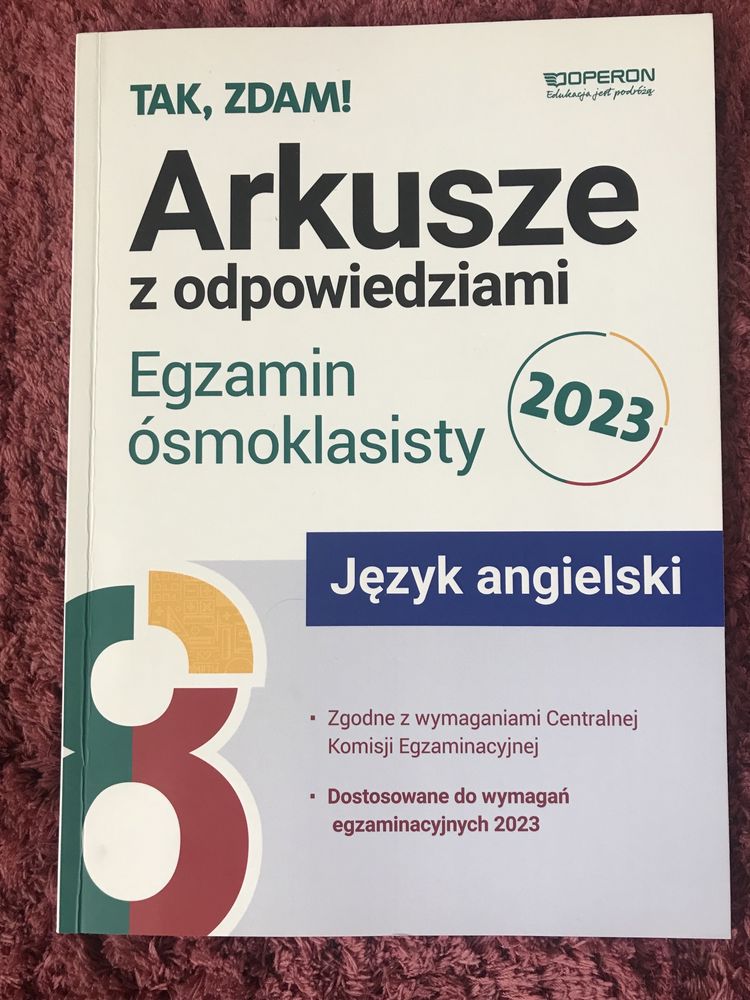 Egzamin ósmoklasisty zestaw książek