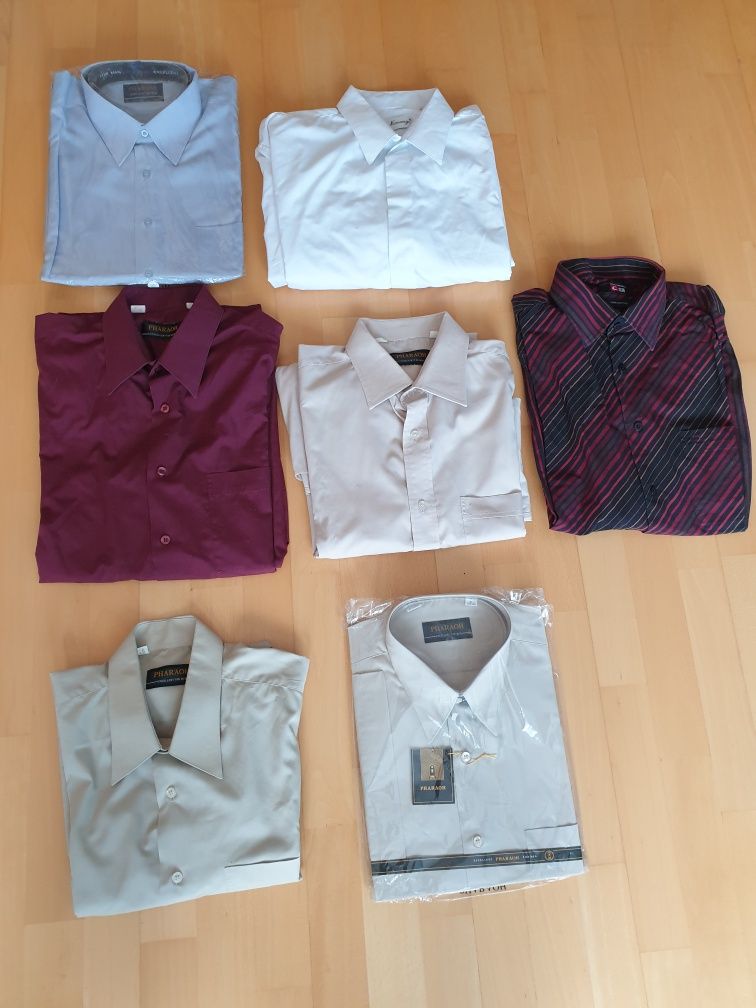 Рубашки сорочки мужские классика/оверсайз короткий и длинный рукав р50