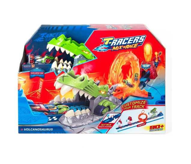 T-Racers - Mix&Race - tor samochodowy VOLCANOSAURUS LOOP