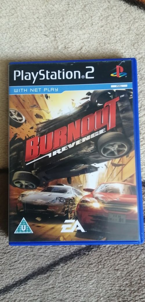 2 gry ps2 Burnout revenge, take down ps2