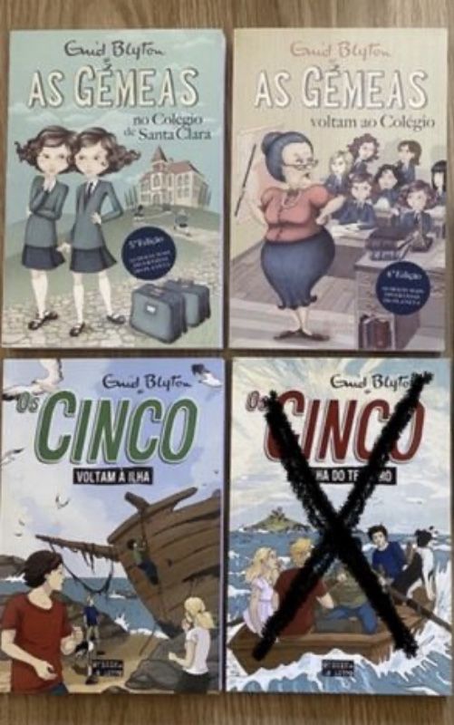 Livros Gémeas, Os Cinco
