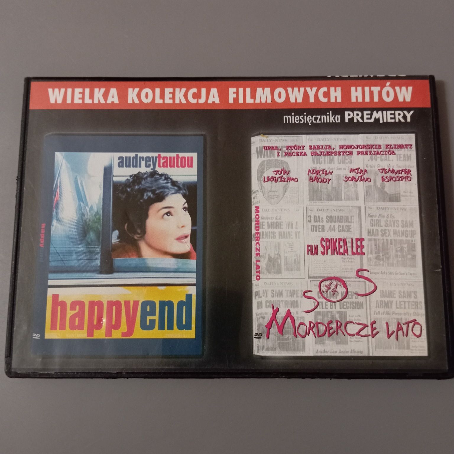 "Mordercze lato", "Happyend" 2 filmy DVD na jednej płycie, stan bdb