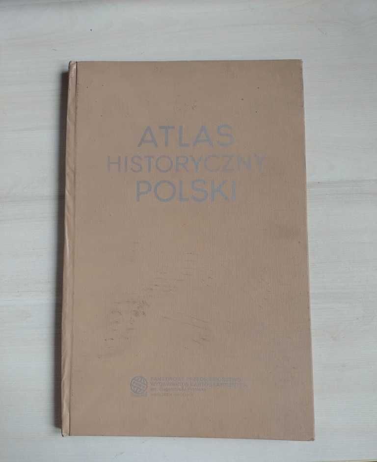 Atlas historyczny Polski Wydawnictwo im. Eugeniusza Romera 1989 rok