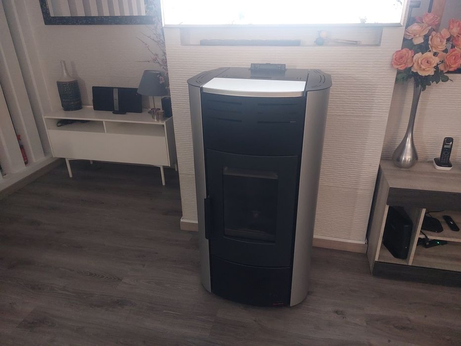 Salamandra pellets aquecimento central da Extraflame