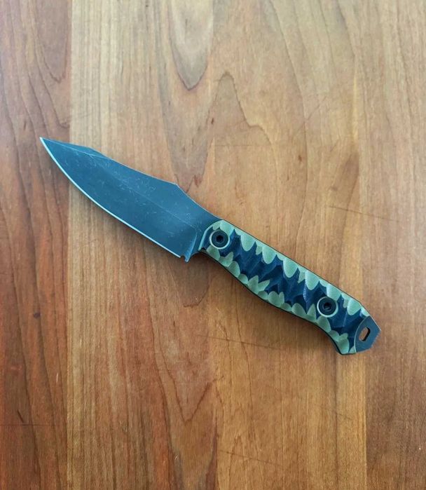 Nóż Half Face Blades Field Knife OD Green and Black G10