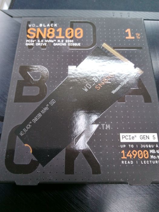 SSD WD black SN8100 1Tb