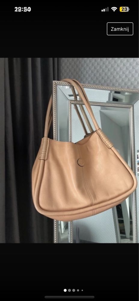 Tods skórzana torba shopper