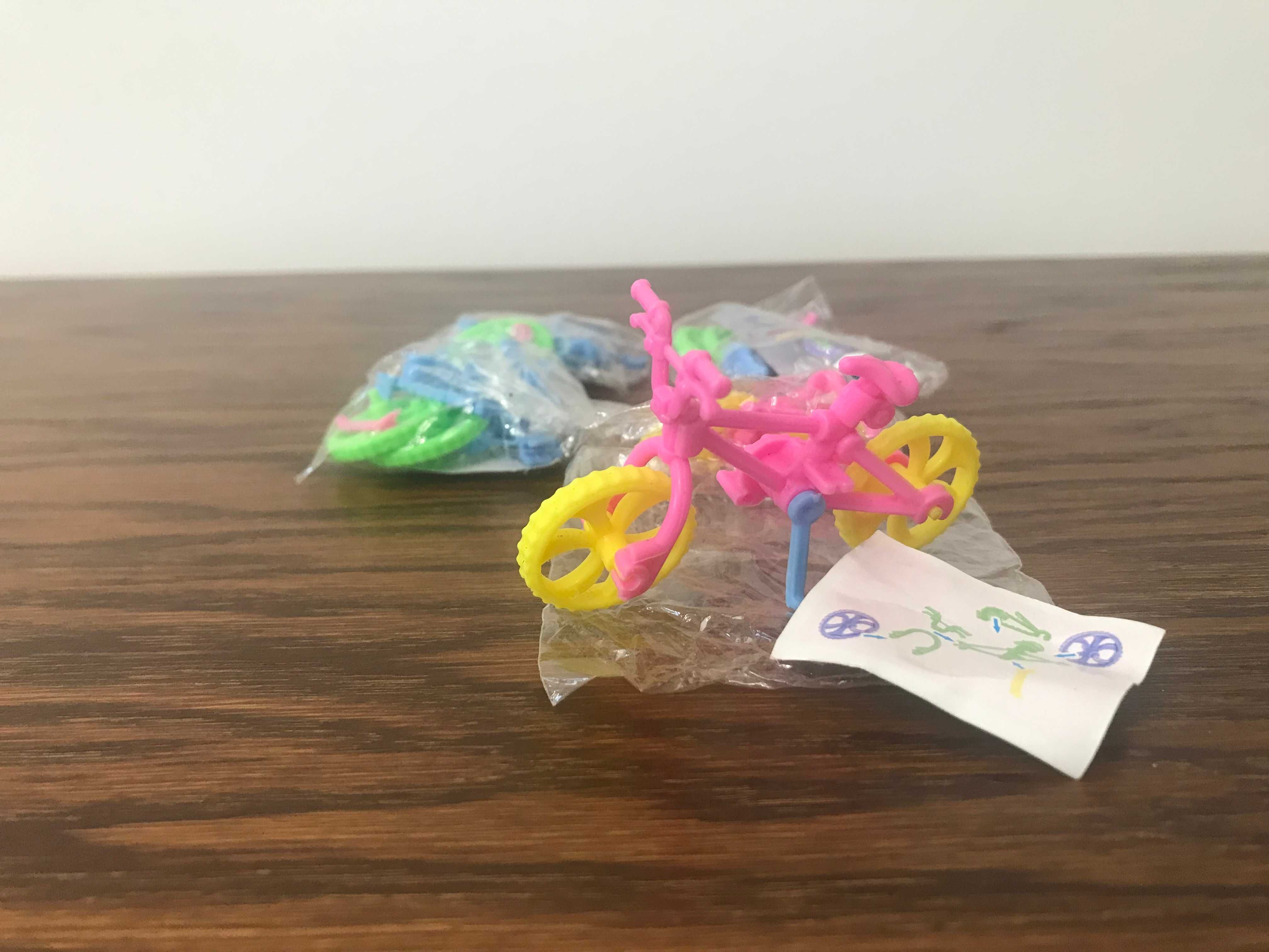 rowerki zabawki dla dzieci mini rowerki plastikowe 5 sztuk