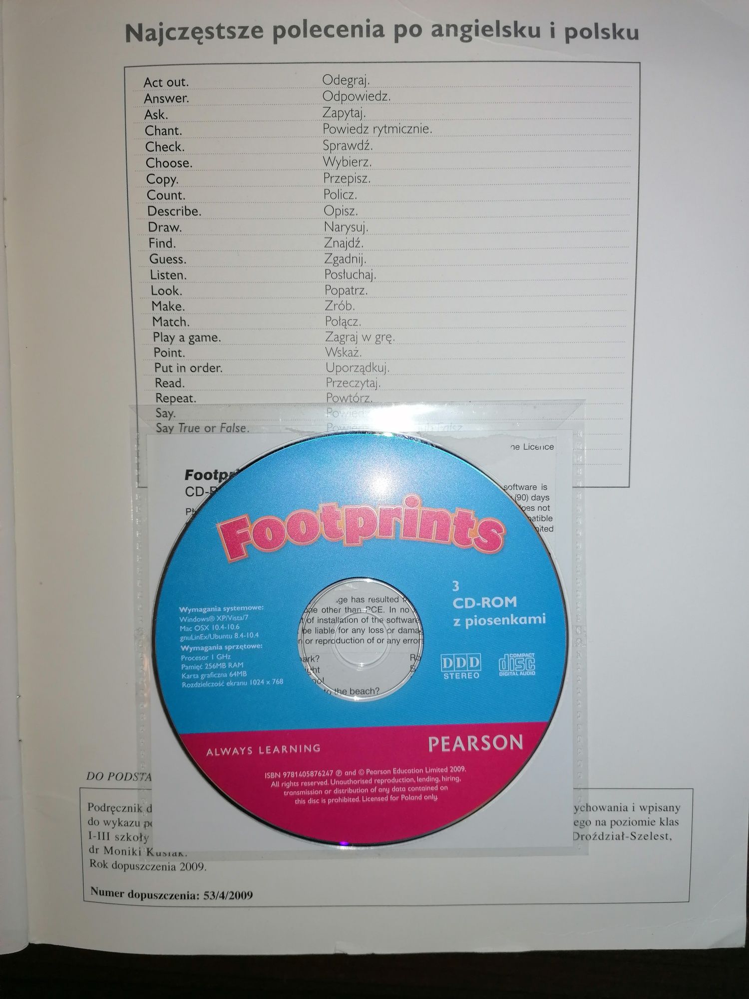 Podręcznik + CD FOOTPRINTS 3 Pearson do j. angielskiego