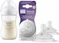 Zestaw Avent Butelka Antykolkowa Natural Response 260ml + SMOCZKI 6M+