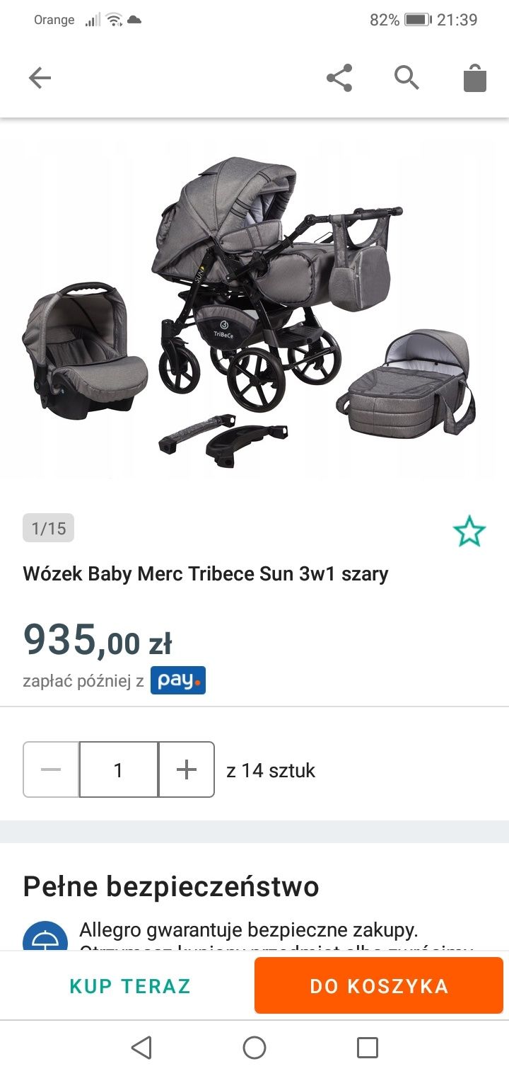 Wózek dziecięcy baby-merc