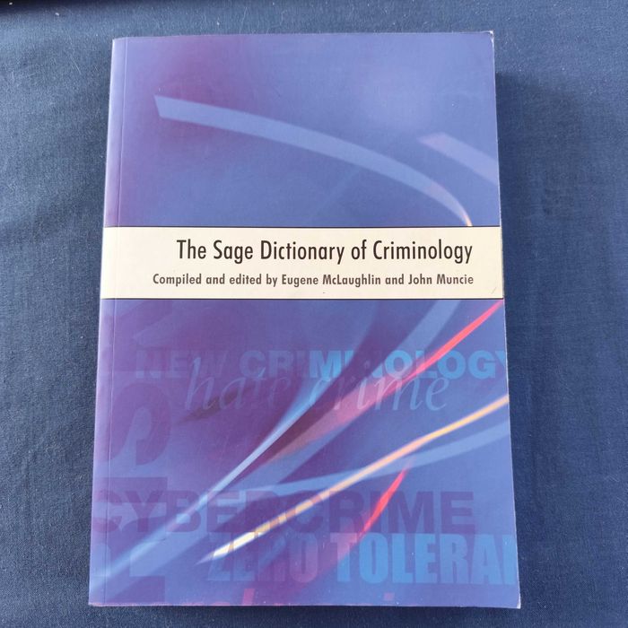 Eugene McLauglin e John Muncie - The Sage Dictionary of Criminology