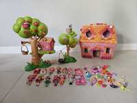 LALALOOPSY Mini Domek+Domek na drzewie+lalki