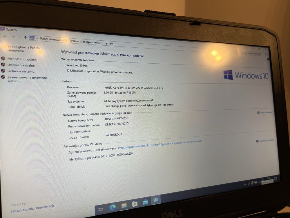 Laptop DELL Latitude E5430 windows 10