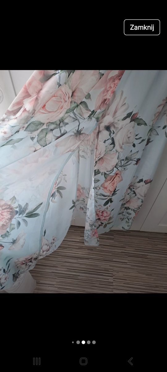 Sukienka maxi w kwiaty