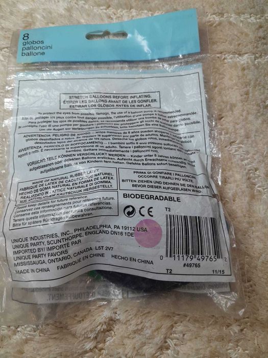 Nowe balony 8 sztuk Wyprzedaż !! Szybka Wysyłka w 24h