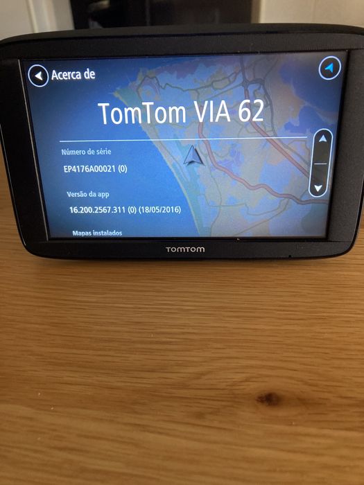 GPS TomTom VIA 62 semi-novo
