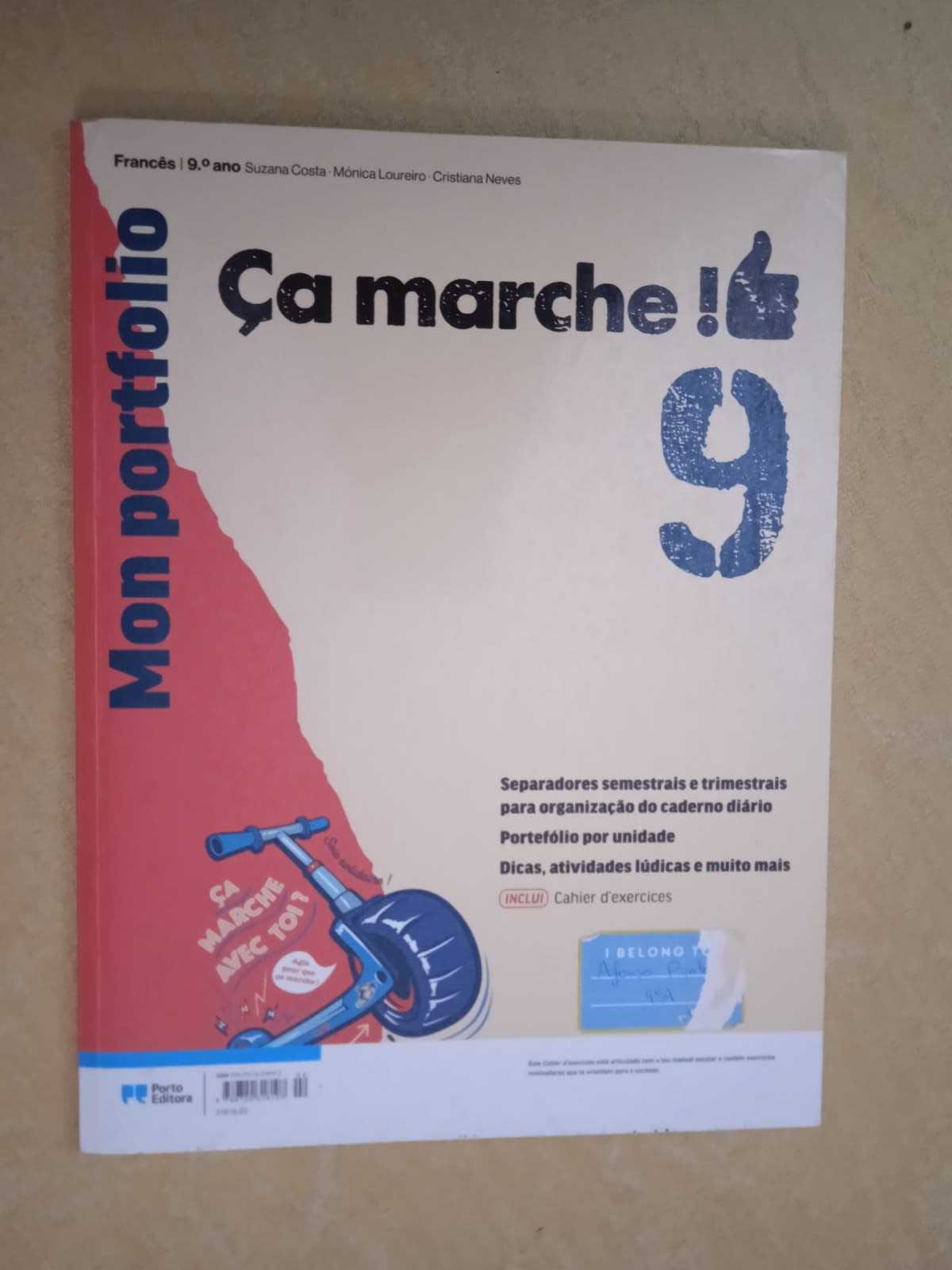 Cahier d'exercices  - Ça marche ! - Francês - 9.º Ano (COMO NOVO)