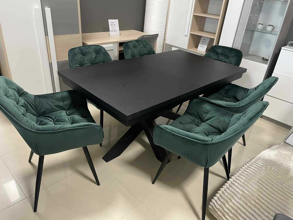 (72WN) Stół loft rozkładany + 6 krzeseł, wyprzedaż 2199 zł