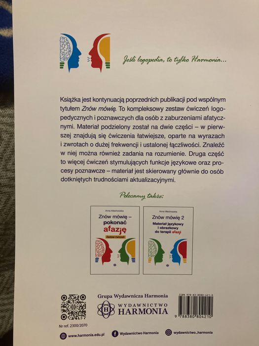 Znów mówię 3 Ćwiczenia językowe do terapii afazji