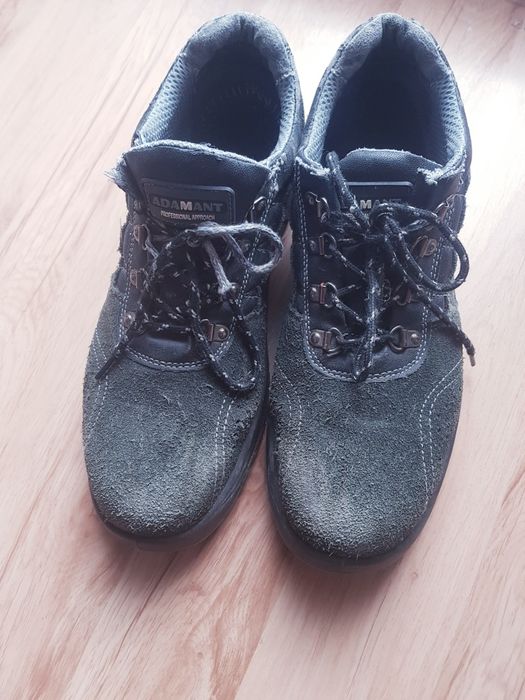 Skórzane buty robocze trzewiki  męskie marki Adamant rozmiar 44